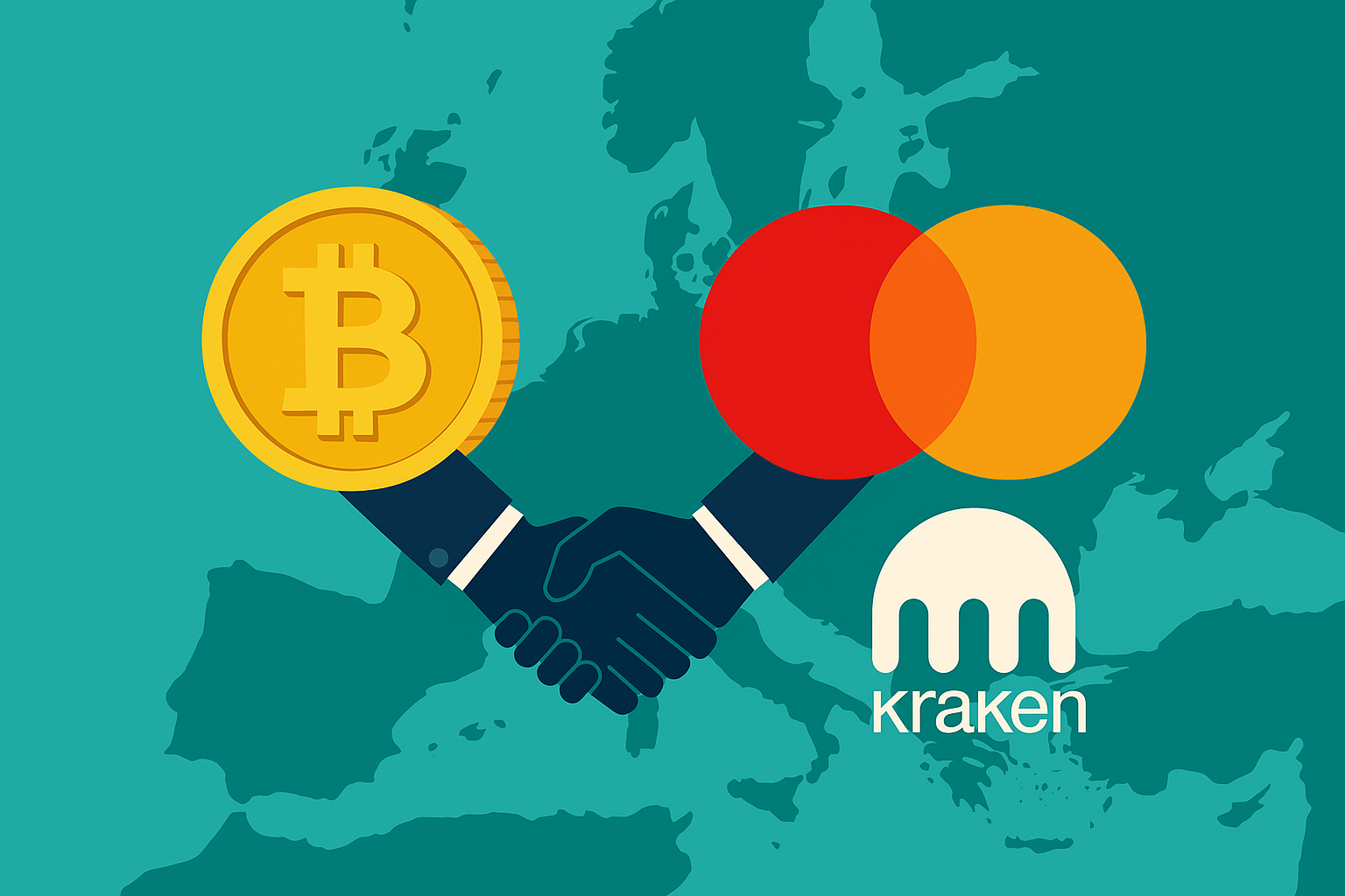 Mastercard et Kraken s'associent pour faciliter les paiements en cryptomonnaies en Europe