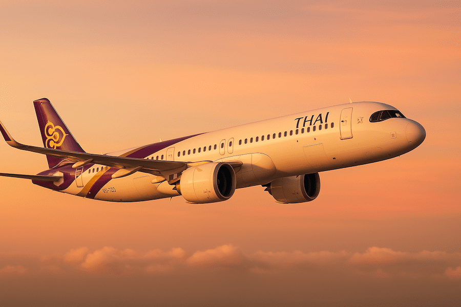 Thai Airways acc&eacute;l&egrave;re sa modernisation avec 32 Airbus A321neo en leasing