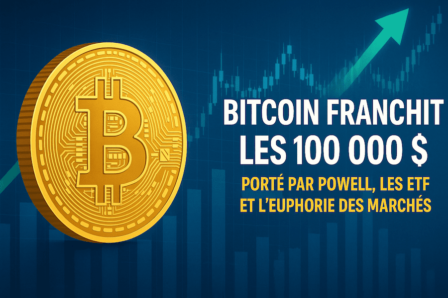Bitcoin d&eacute;passe les 100 000&nbsp;$ : pourquoi la crypto flambe en mai 2025