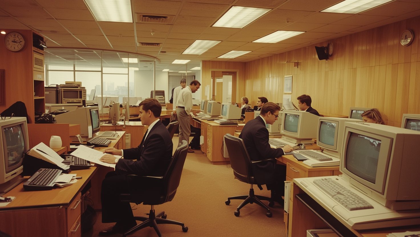 Meta commerce agentique style retro vintage