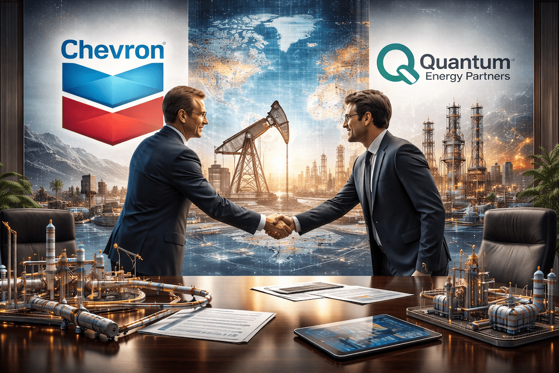 Chevron et Quantum Energy Partners s&rsquo;associent pour soumissionner sur les actifs internationaux de Lukoil