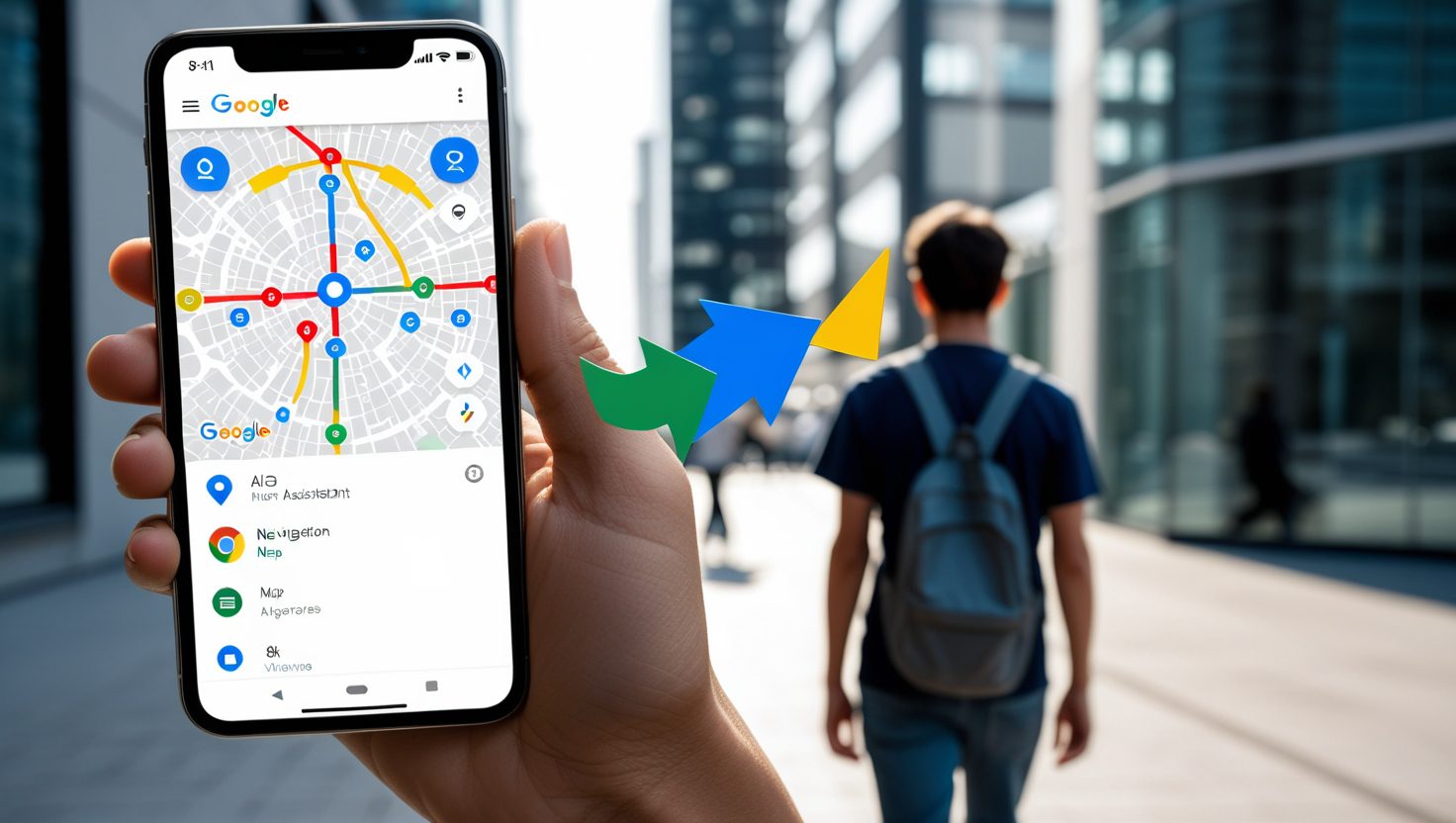 Google int&egrave;gre Gemini dans la navigation pi&eacute;tonne et cycliste de Maps pour une exp&eacute;rience conversationnelle