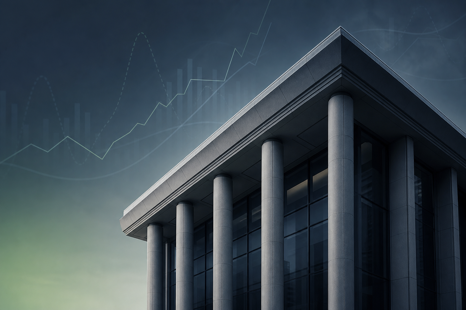 Visuel &eacute;ditorial sobre repr&eacute;sentant le resserrement du cr&eacute;dit bancaire en zone euro